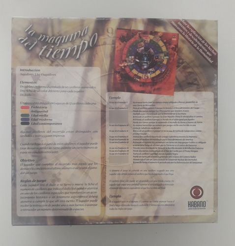 Juego De Mesa Maquina Del Tiempo (Usado)
