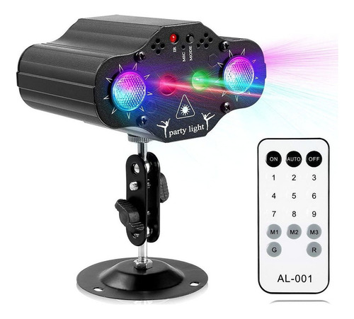 Dj Party Lights Strobe Phase Projector Remote Control