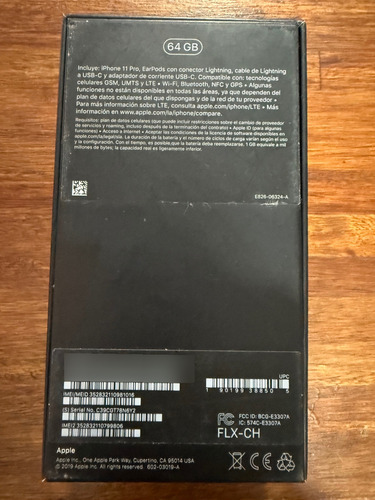 Iphone 11 Pro 64 Gb Gris Espacial En Caja Gris Oscuro (Usado)