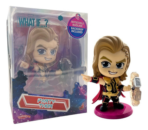 Marvel Cosbaby Figura Party Thor What If Liquidacion