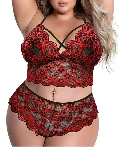 Mujeres talla grande ropa interior sale
