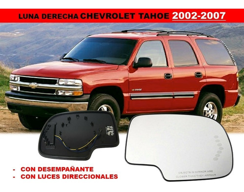 Luna Derecha C/desem C/direc Chevrolet Tahoe 2002-2007