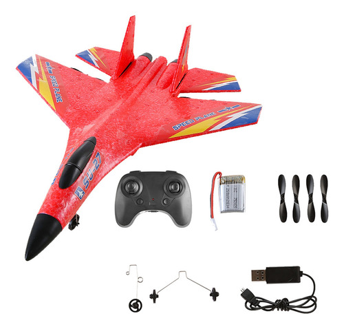 Su-27 Rc Fija Rtf 2 Canales Luces Frescas Epp Espuma