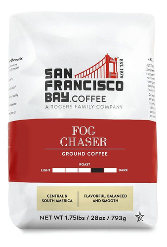 San Francisco Bay Coffee Fog Chaser - Tostado Medio Oscuro M