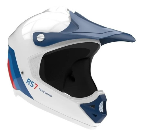 Casco Motocross Hawk Rs7  Blanco Edición Limitada Rpm