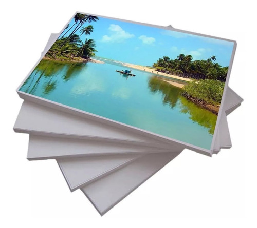 Papel Fotográfico 180g Glossy A4 À Prova D´água 100 Folhas