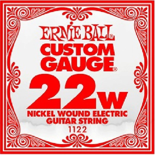 Cuerdas para guitarra eléctrica Ernie Ball Guitarra 1122(6)