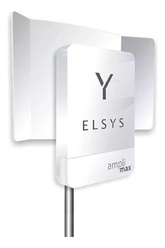 Amplificador de Internet Amplimax Elsys 4g +roteador+cabo rural cor branca