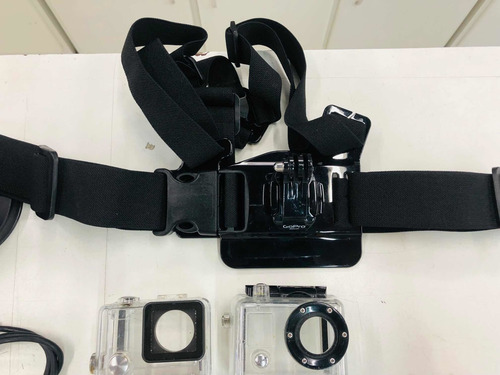 Go Pro Hero 3 Com 2 Baterias E Acessorios Originais 16 Gb