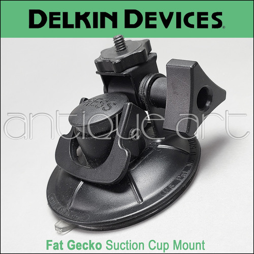 A64 Suction Cup Mount Delkin Succion Ventosa Rosca 1/4 360°