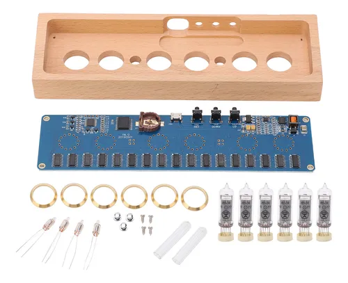 Módulo De Reloj De Tubo Diy In14 Glow Assembly, Tubos De Vid