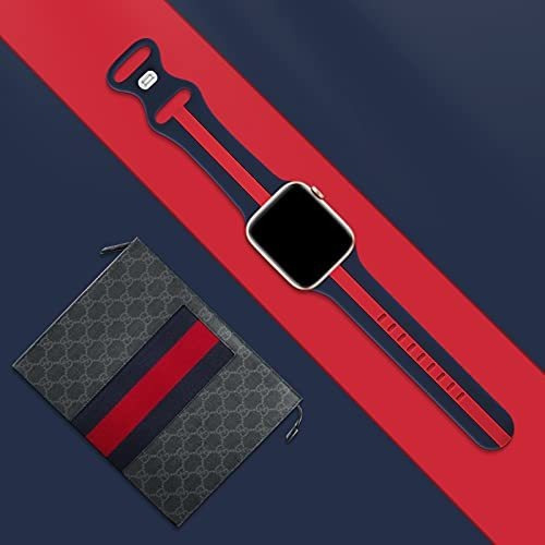 Malla Para Apple Watch Blue Red / - 42mm/44mm/45mm/49mm