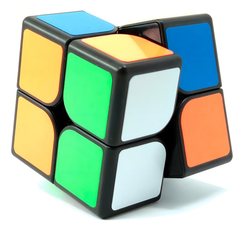Estrutura sem adesivo colorida lubrificada magnética Rubik's Cube 2x2 Shengshou Mr. M