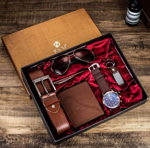 Conjunto De Accesorios Para Caballero De Lujo 6 Piezas