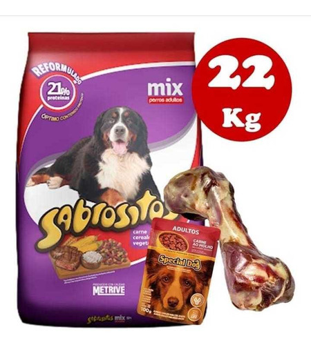 Sabrositos Adulto Mix 20+2kg + Regalo