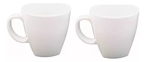  Pocillo Taza Mugs Para Cafe En Melamina Blanco Pack X12 Und