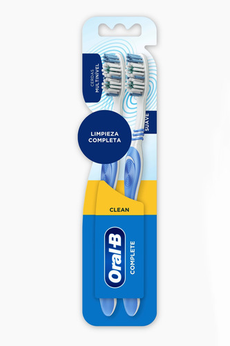 Pack Cepillo Oral-b Complete Medio Por 2 Unidades 