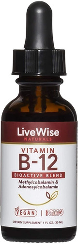 Vitamina B12 Live Wise Naturals - mL a $8330