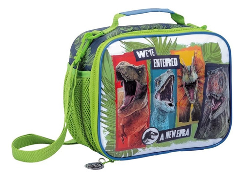 Lunchera Termica Infantil Jurassic World Original Wabro