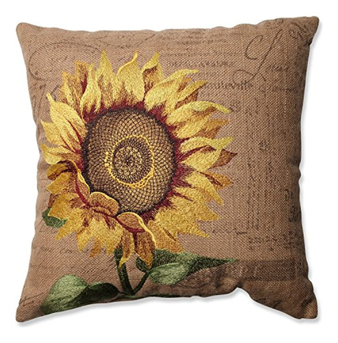 Almohada Perfecto Girasol Arpillera Almohada 165