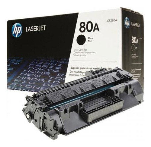 Cartucho de toner HP CF280A 80A para LaserJet Pro 400 M401 M425dn series