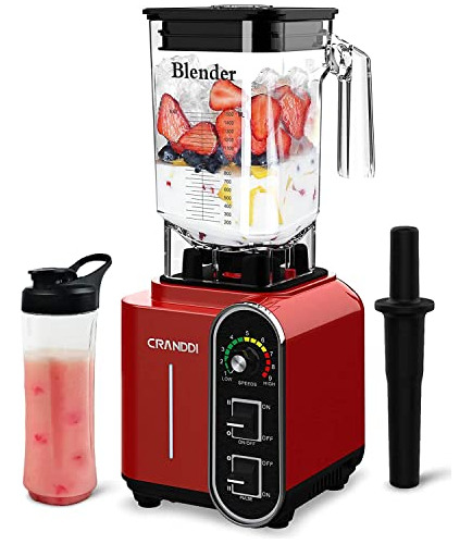 Cranddi Professional Countertop Blender For Kitchen,1800w, 9