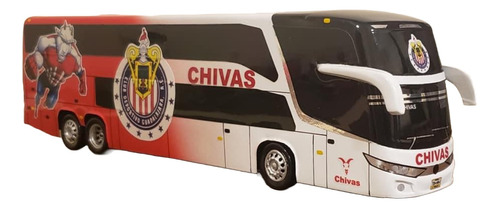 Autobús Escala 1/43 Marcopolo G7dd Metal Chivas Guadalajara