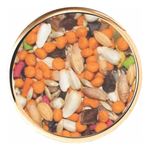 Kit 03 Unid. Ração Trinca Ferro - Fibra Laranja Mamão - 500g