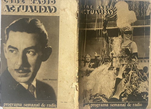 Cine Radio Actualidad, Enero 1937 N° 34 César Romero, Cra1 (Usado)