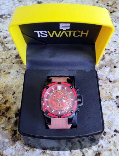 Reloj Techno Sport 100% Original Rojo Usado Perfecto