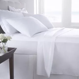 Sabana 100% Algodón, 200 Hilos Percale Queen Size, 4 Pzas