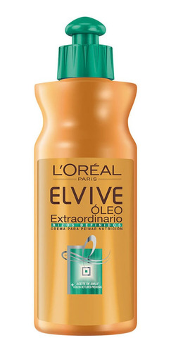 Crema Para Peinar Elvive Oleo Extraordinario Rizos X 250 Ml