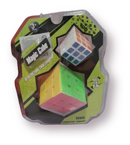 Pack Cubo Rubiks 3x3 Profesional Original  + Mini Cubo