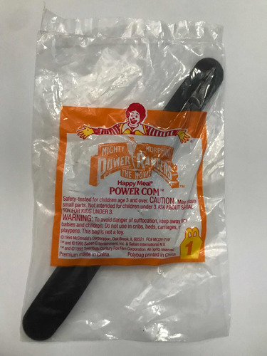 Juguete Mcdonalds Power Ranger -power Com (Usado)