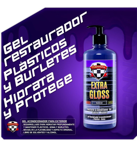 Imagen 2 de 9 de Ternnova | Extra Gloss | Gel Acondicionador | 500ml