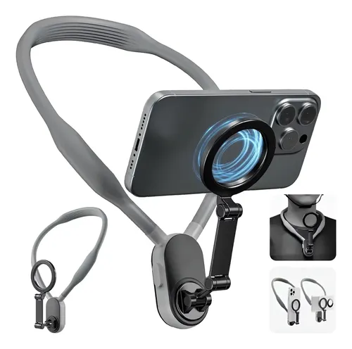 Suporte Magnético MaxMay para Celular com Apoio no Pescoço Universal