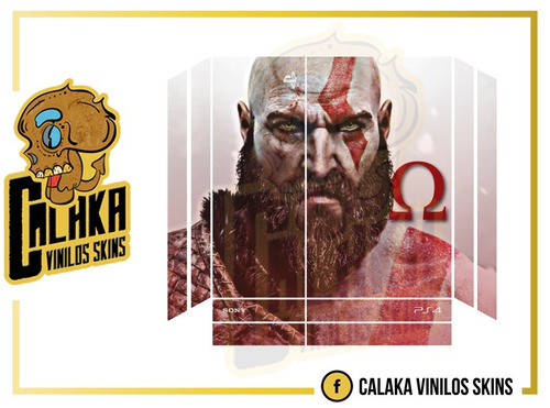 Skin Ps4 God Of War Kratos Vinilo Protector Por Encargo Seña
