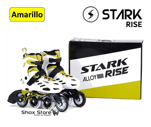 Imagen 3 de 10 de Rollers Stark Rise Extensible Abec 13 Rueda 80 Mm Palermo
