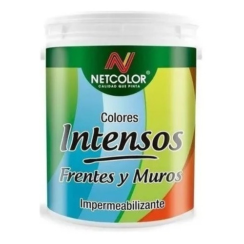 Latex Frentes Y Muros 1 L Netcolor Colores - Pintolindo