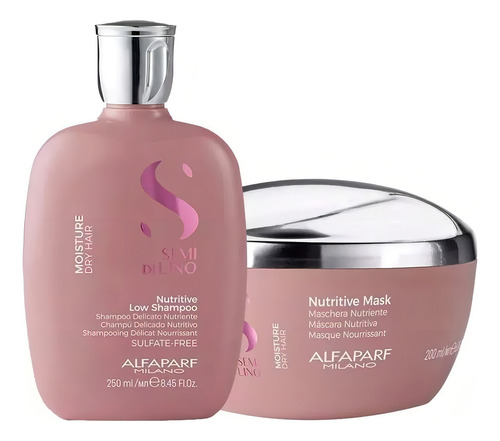 Kit Alfaparf Sdl Moisture - Shampoo 250ml Y Mascarilla 200ml