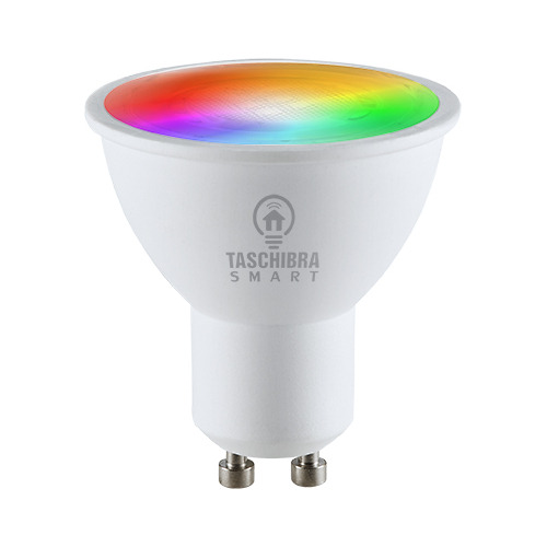 Smart Lampada Taschibra Wi-fi Led 4,8w Mr16 Rgb