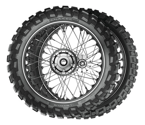 Kit Pneu Michelin 120/70r19 + 150/70r17 M/c 69r Anakee Wind