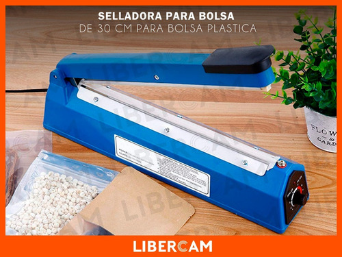 Imagen 7 de 7 de Selladora Cortadora Bolsa 30cm C/regulador De Mayor Potencia