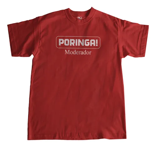 Remera Poringa Moderador 100% Algodon