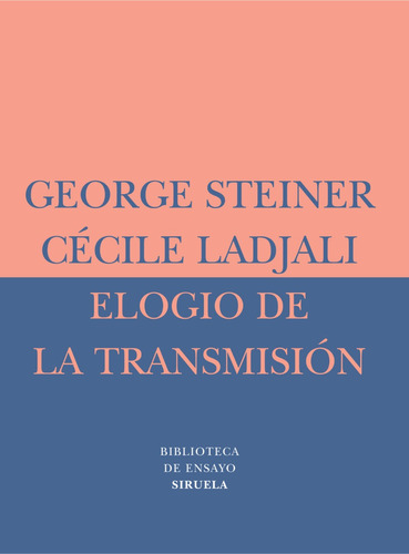 Elogio De La Transmision: Maestro Y Alumno.