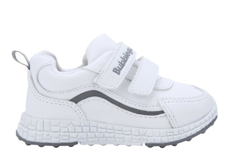 Tenis Bubble Gummers Color Blanco Para Niño Amai 1053395