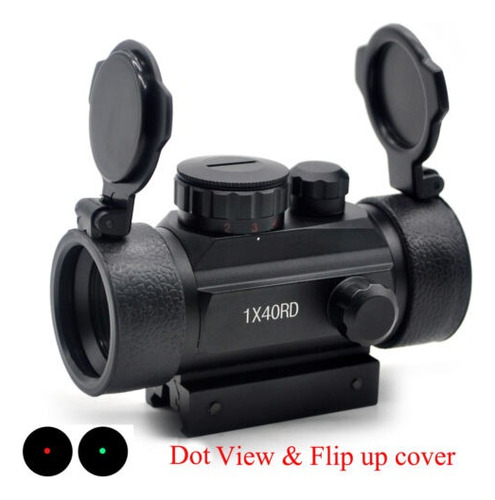 Luting Mira Tactica Punto Rojo Y Verde Airsoft Para Juegos