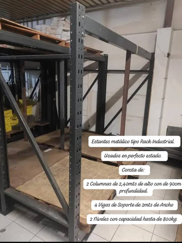 Estante Metálico Tipo Rack