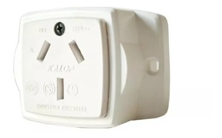 Base Toma Exterior 20a 250v Kalop Color Blanco - Stg