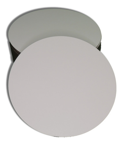 Círculo Fibroplus Blanco Figura Laser Mdf 3 Mm 9 Cm 100 Un